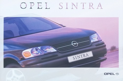 Brochure depliant opel sintra - depliant,