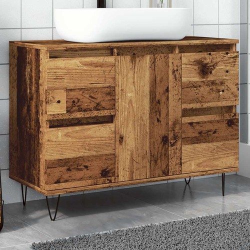 Mobile bagno legno antico - mobile,