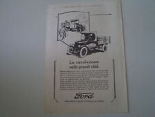 advertising Pubblicità 1927 FORD FURGONE FURGONCINO