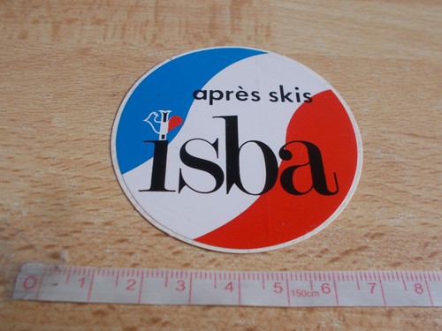 Autocollante dopo sci isba - dopo,