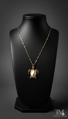 Collana donna tartaruga oro - collana,
