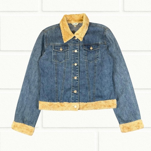 Y2k giacca denim con - giacca,