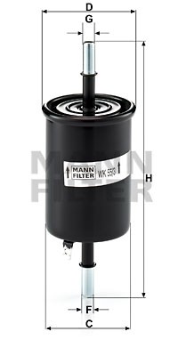 Mann filter wk553 - mann-filter, filtro