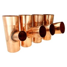 Ramo tubo a caduta rame 72°