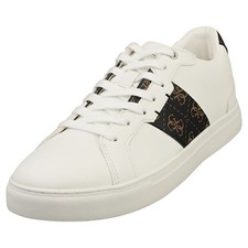 Guess FM7TOIELL12 - Scarpe da Ginnastica Uomo Bianche e Marroni - 45 EU
