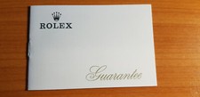 Rolex libretto garanzia