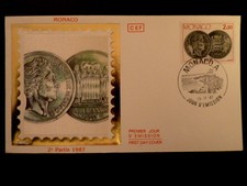 MONACO PRIMO GIORNO FDC YVERT