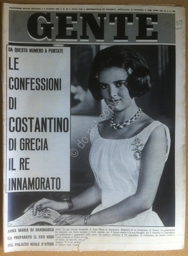Rivista gente agosto - 6, 1964