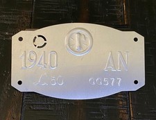 Ww2 1940 targa veicolo - ww2,