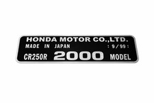 Honda CR250R 2000 piastra ID