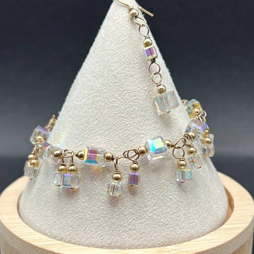 Bracciale cristallo oro - bracciale,
