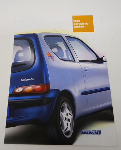 Brochure fiat seicento brush - brochure,