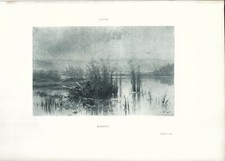 Stampa antica CACCIATORE CON