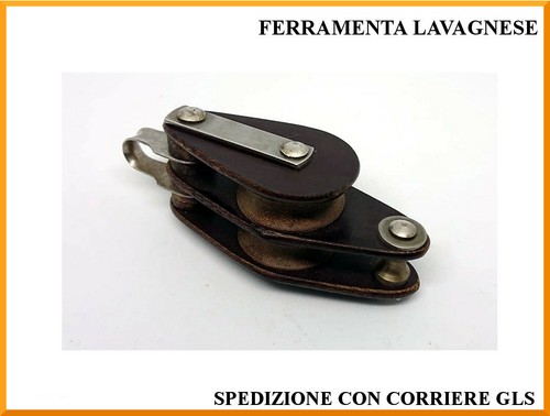 Bozzello fisso due pulegge - , e