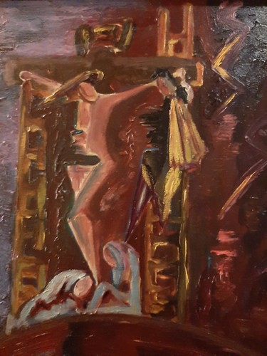 Calvario pittore zanetti - calvario,pittore,