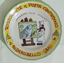 I155127 Piatto buon ricordo - Ristorante Il poeta contadino - Alberobello 2000