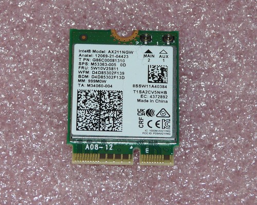 Intel ax211ngw sps m53363 005 - ax211ngw, sps:m53363-005