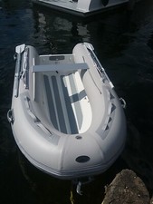 Gommone RIB IN ALLUMINIO 250x150 con tubo 42 cm 5 strati PVC marino.