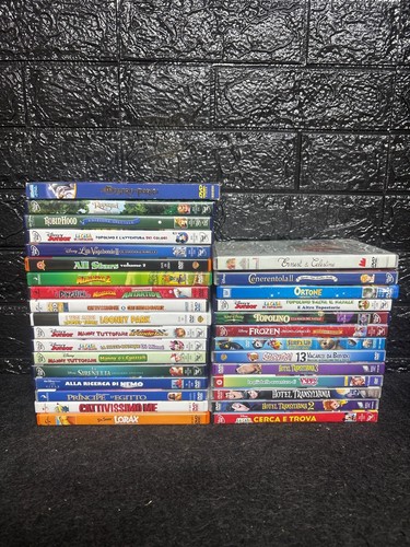 Lotto dvd cartoni - 31,