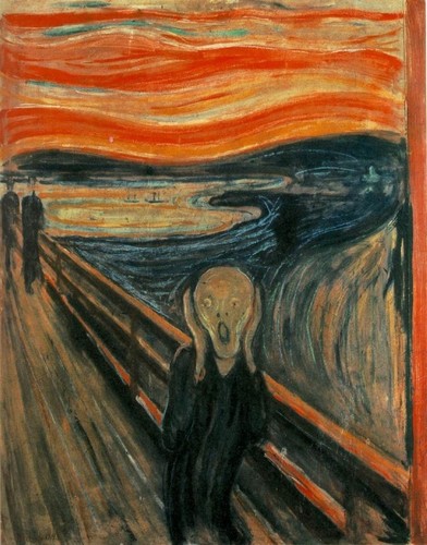 Edvard munch dipinto - munch, su