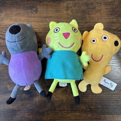 Peppa pig plush lot - x3, ty