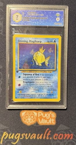 Shining magikarp holo 1st - magikarp,