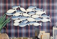 PANNELLO PESCI in METALLO Cm 110 X 54 ARREDAMENTO MARINO CASA NOVITA' MARE