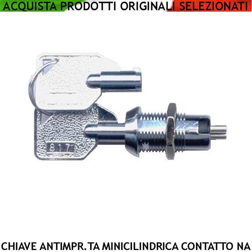 Chiave minicilindrica allarme - chiave,