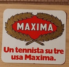 Adesivo Sticker "Racchette da tennis Maxima" - Vintage anni 80 