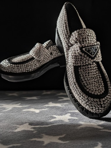 Scarpe mocassino prada doppio - mocassino,