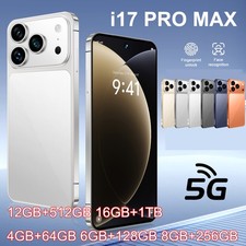 Nuovo smartphone sbloccato in fabbrica I17 Ultra 5G 7,3" Android 15 cellulare doppia SIM