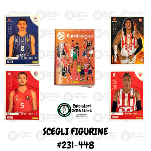 Euroleague 2025 panini - euroleague,