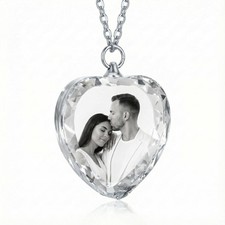 Collana con foto - , cuore