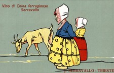 TRIESTE - Vino di China SERRAVALLO - Pubblicitaria - PU416 - VEDI RETRO!