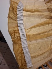 Tenda arredo due teli color oro