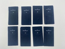 8 JEAGER LE COULTRE BUSTINE DA VIAGGIO IN VELLUTO BLU SERVICE USATE