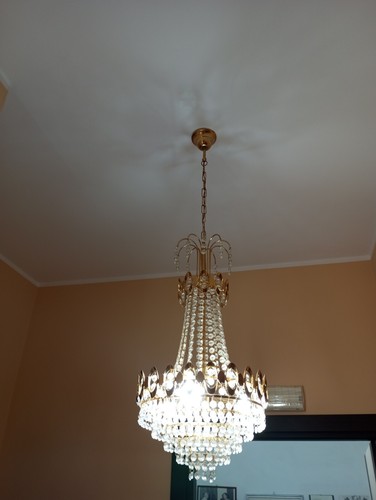 Lampadario vintage anni piu - lampadario,