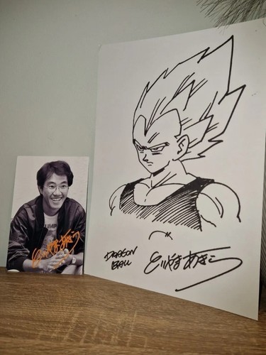 Akira toriyama signed - signed, 6x4