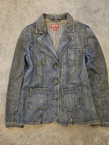 Mustang jeans giacca denim blu - giacca,