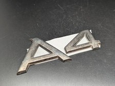 AUDI A4 A 4 LOGO SIGLA EMBLEMA FREGIO STEMMA SCRITTA BADGE TARGA NOME TARGHETTA