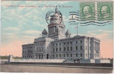 PROVIDENCE - R. I. - UNITED STATES - THE STATE HOUSE - VIAGG. 1910 -89737-