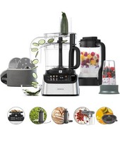 Kenwood MultiPro OneTouch FDM73.850SS, Robot da Cucina Multifunzione con 13 Acce