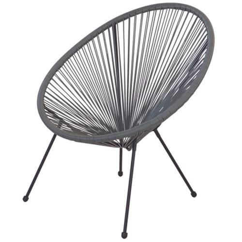 Sedia relax con seduta - , corde