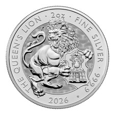 UK 5 Pfd 2026 Tudor Beasts