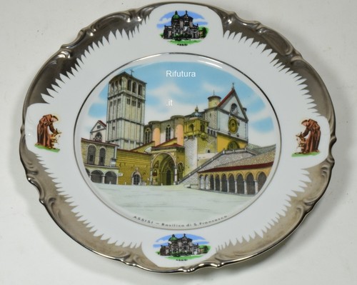 Piatto porcellana basilica - piatto, san