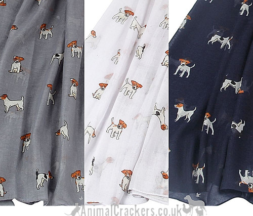 Ladies jack russell scarf - russell,
