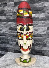 Hand-Carved Tribal-Style