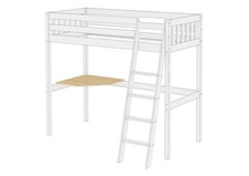 Letto a soppalco in pino