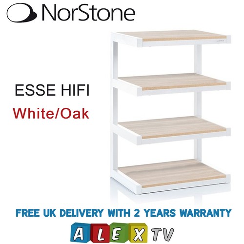 Norstone esse rack hifi - rack, bianco