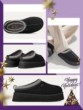 🩶orig. UGG W TAZZ II Plateau Pantofola 🩶 must have 🩶 taglia 40 US 9 nero NUOVO 🩶